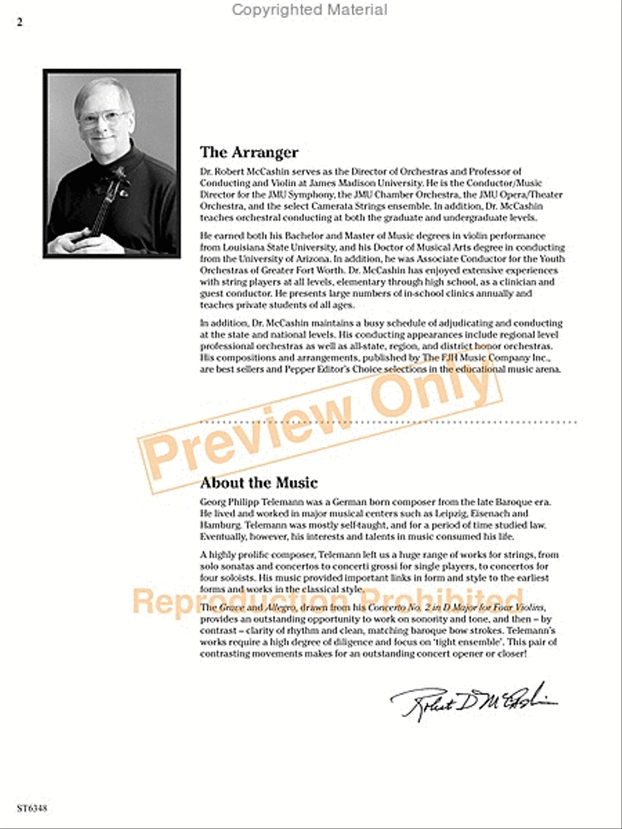 Grave and Allegro String Orchestra scores gallery preview page 3