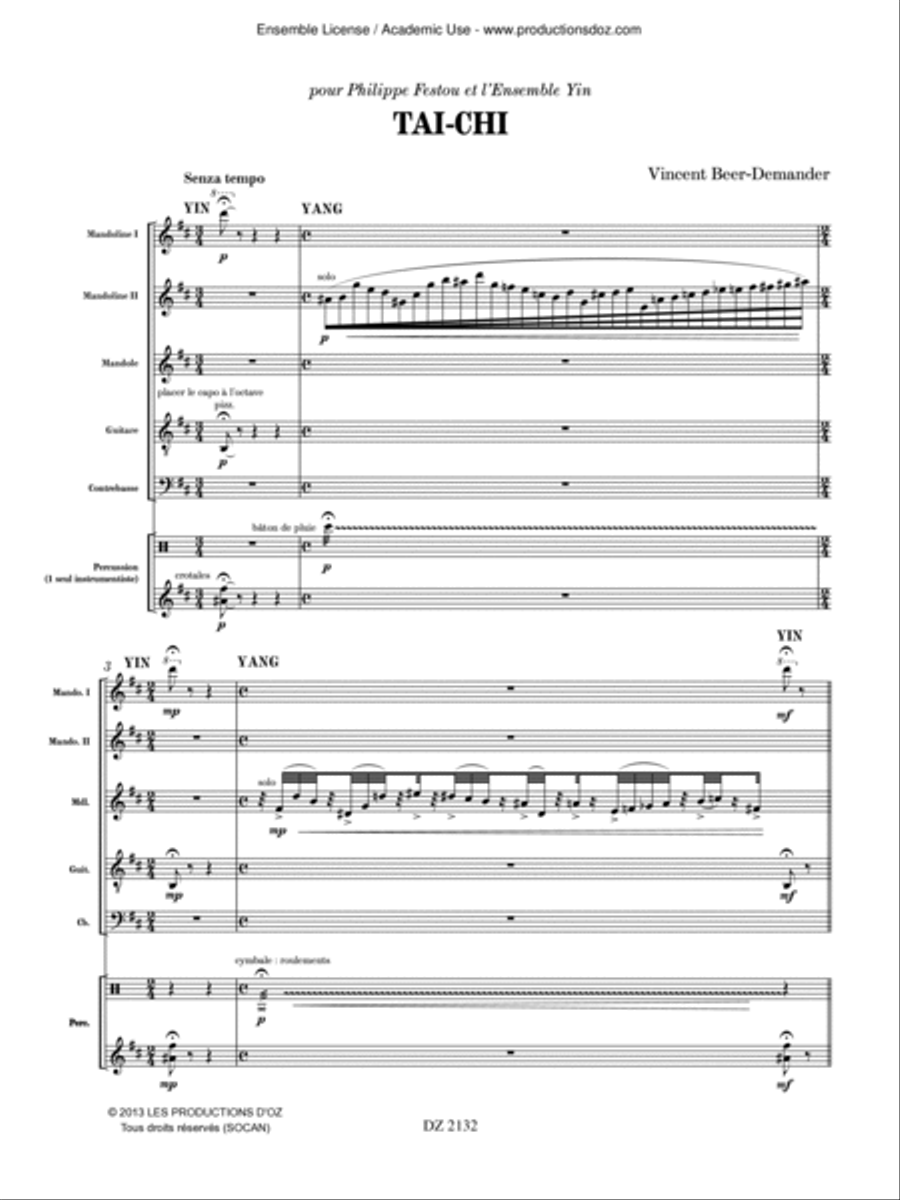 Tai-Chi Orchestra scores gallery preview page 3