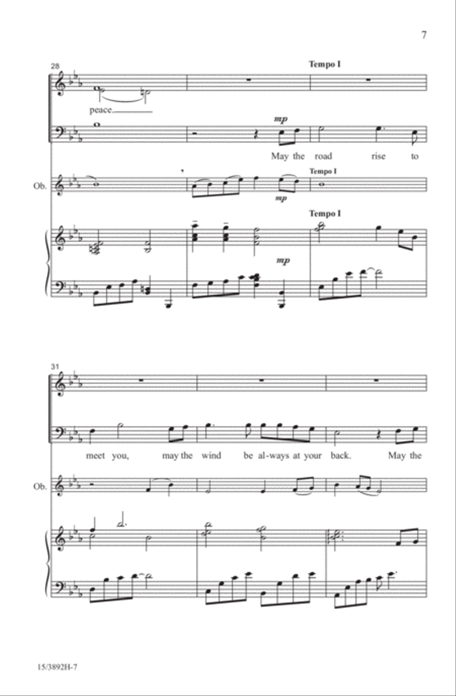 May the Road Rise to Meet You 3-Part scores gallery preview page 7