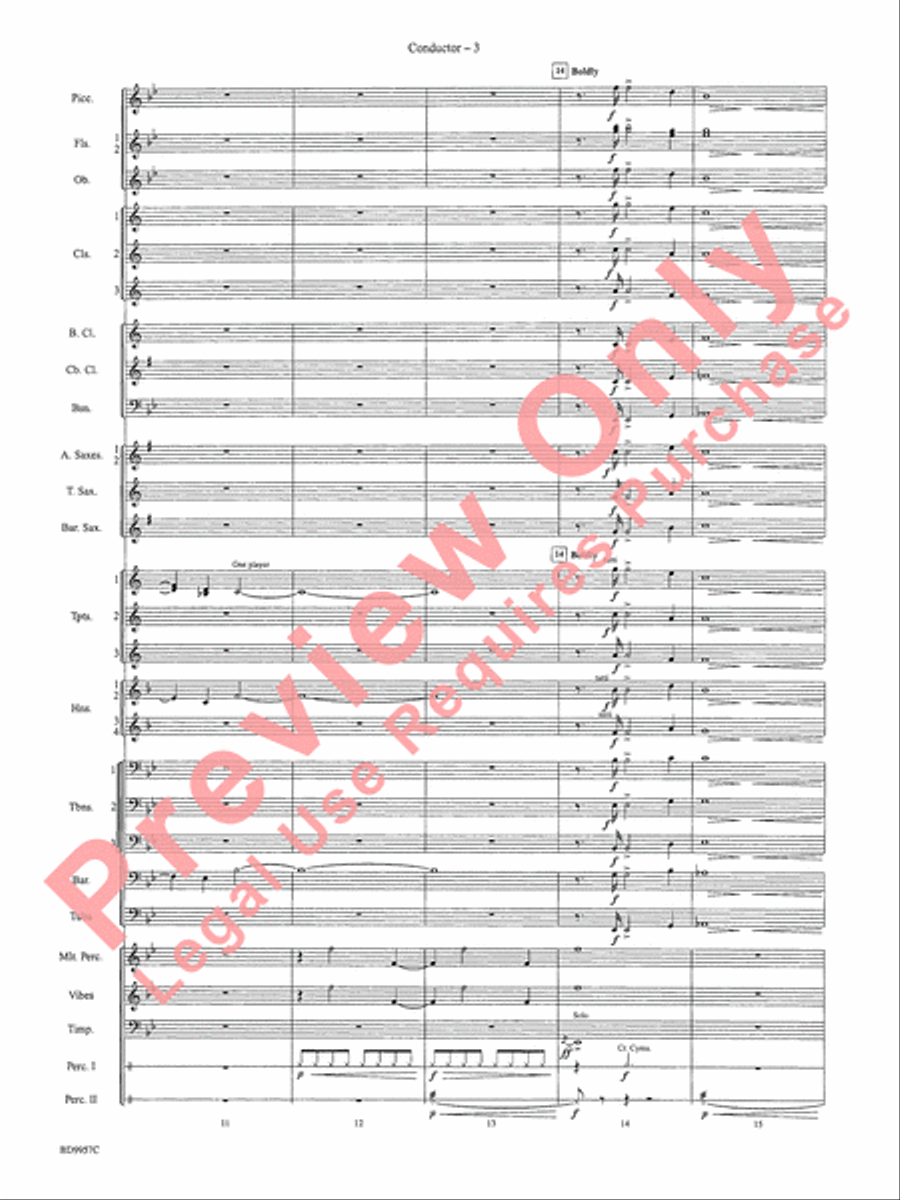 Angels, from the Realms of Glory Concert Band scores gallery preview page 6