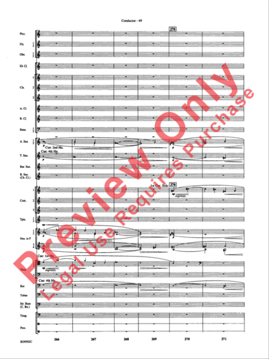 Symphony No. 3 for Band Symphony No. 3 for Band Concert Band scores gallery preview page 52