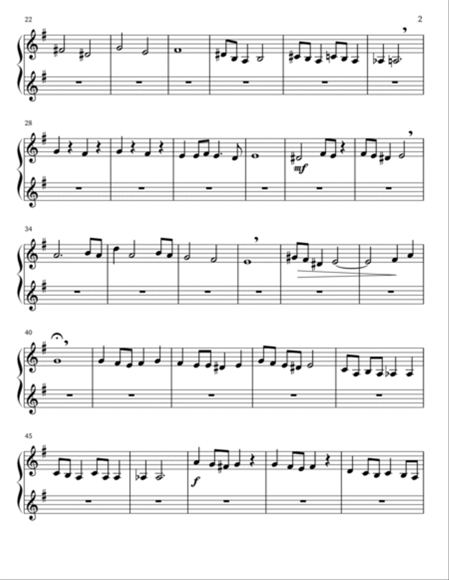 Senior's Melody Senior's Melody Violin Solo scores gallery preview page 2