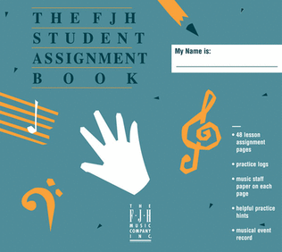 Book cover for FJH Student Assignment Book
