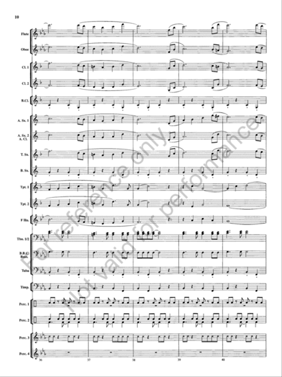 Tempest Rising Concert Band scores gallery preview page 11