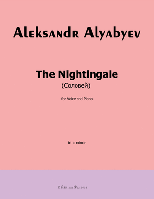 The Nightingale(Соловей), by Alyabyev, in c minor