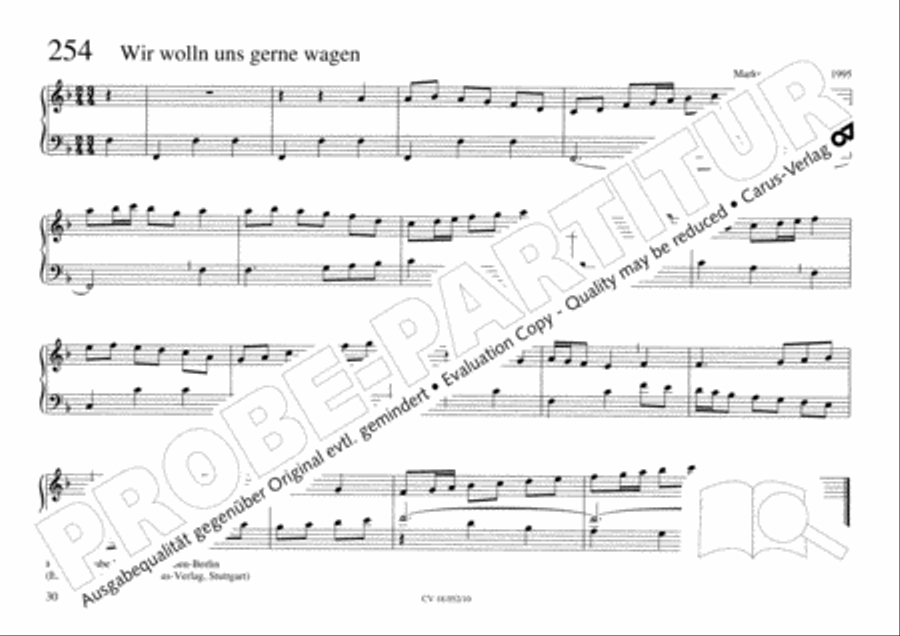 Esslinger Orgelbuch, Bd I-III Organ Solo scores gallery preview page 47