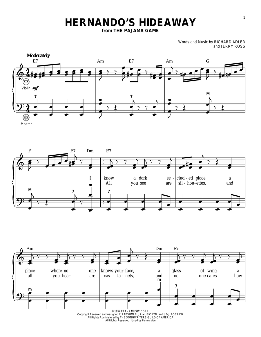 Hernando's Hideaway (arr. Gary Meisner)