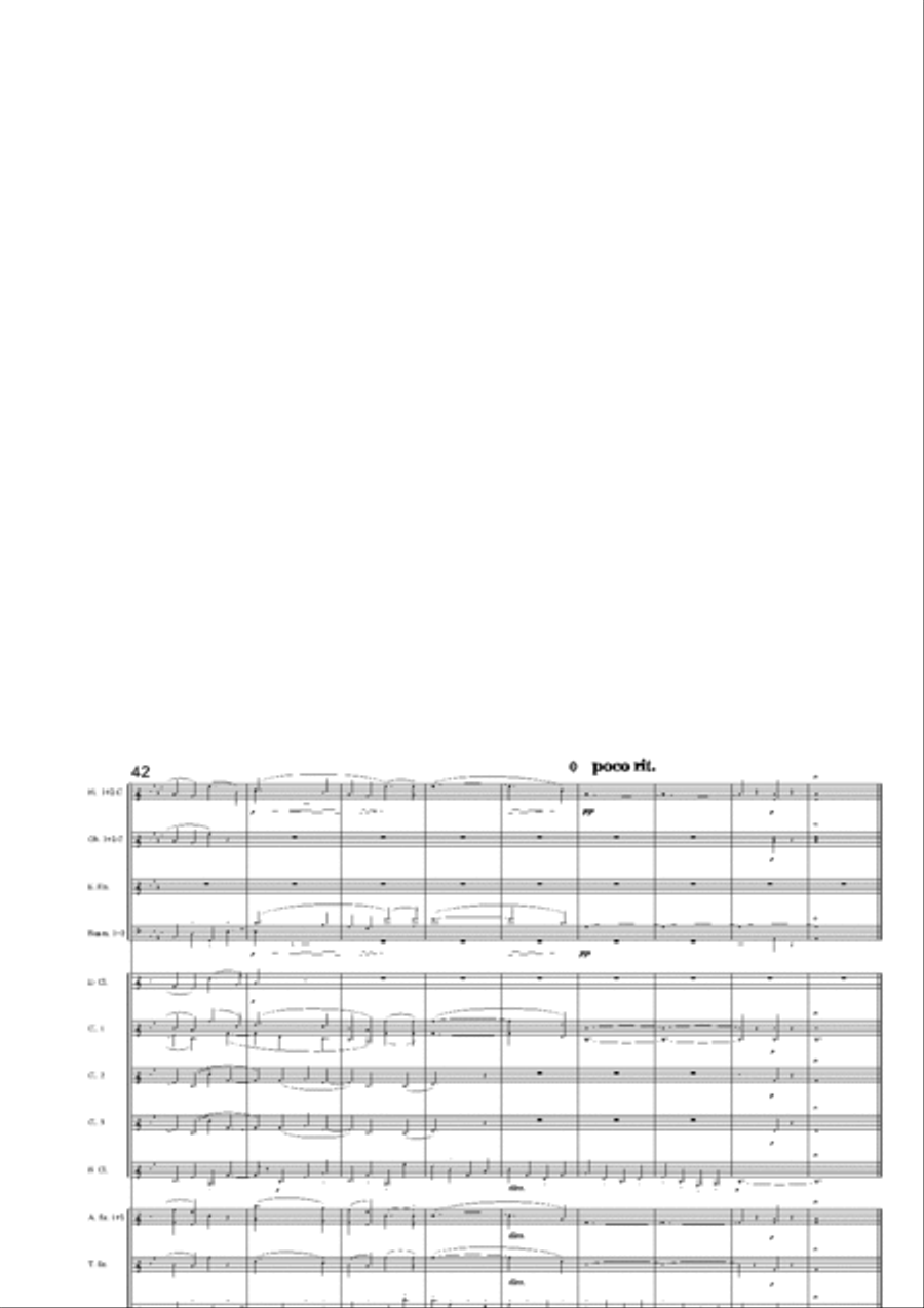 Andante Nobilmente Concert Band scores gallery preview page 10