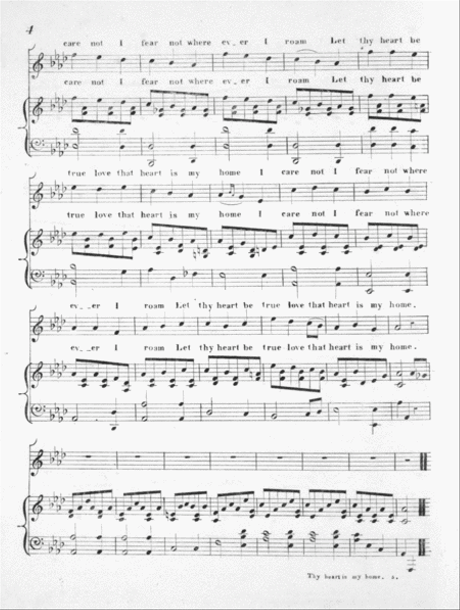 Thy Heart is My Home. A Ballad Voice scores gallery preview page 3