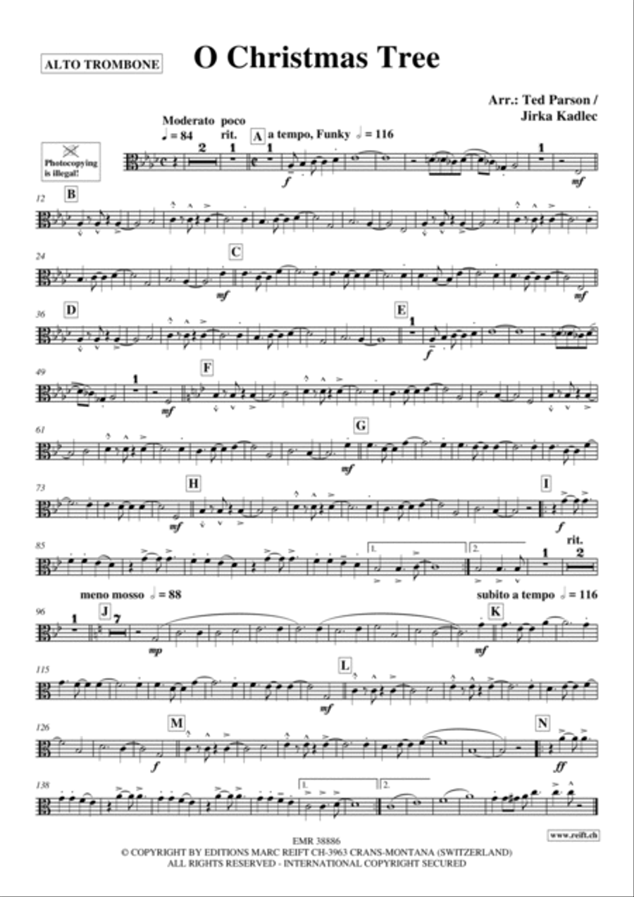 O Christmas Tree Piano Accompaniment scores gallery preview page 2