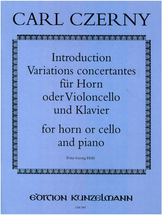 Book cover for Introduction and Variations concertantes