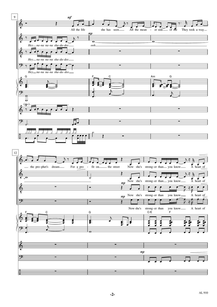 Superheroes Superheroes 4-Part scores gallery preview page 2