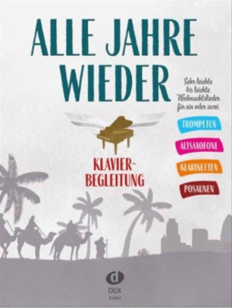 Alle Jahre wieder - Piano accompaniment Clarinet scores gallery preview page 1