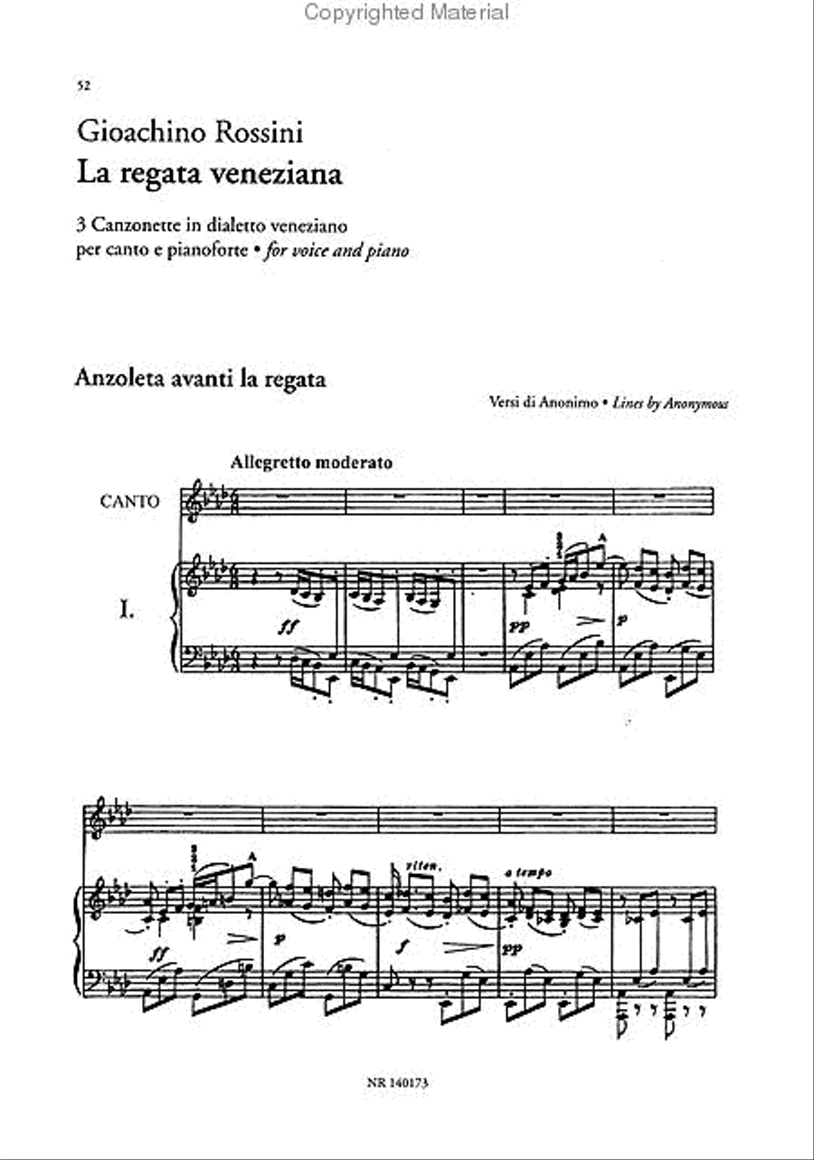 Soirees Musicales/La Regata Veneziana