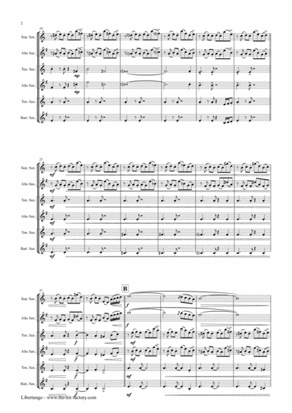 Libertango - Astor Piazolla - Tango Nuevo - Saxophone Trio