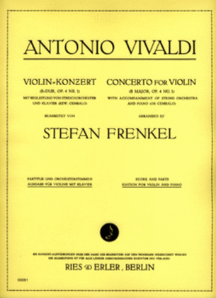 Book cover for Concerto in B Major