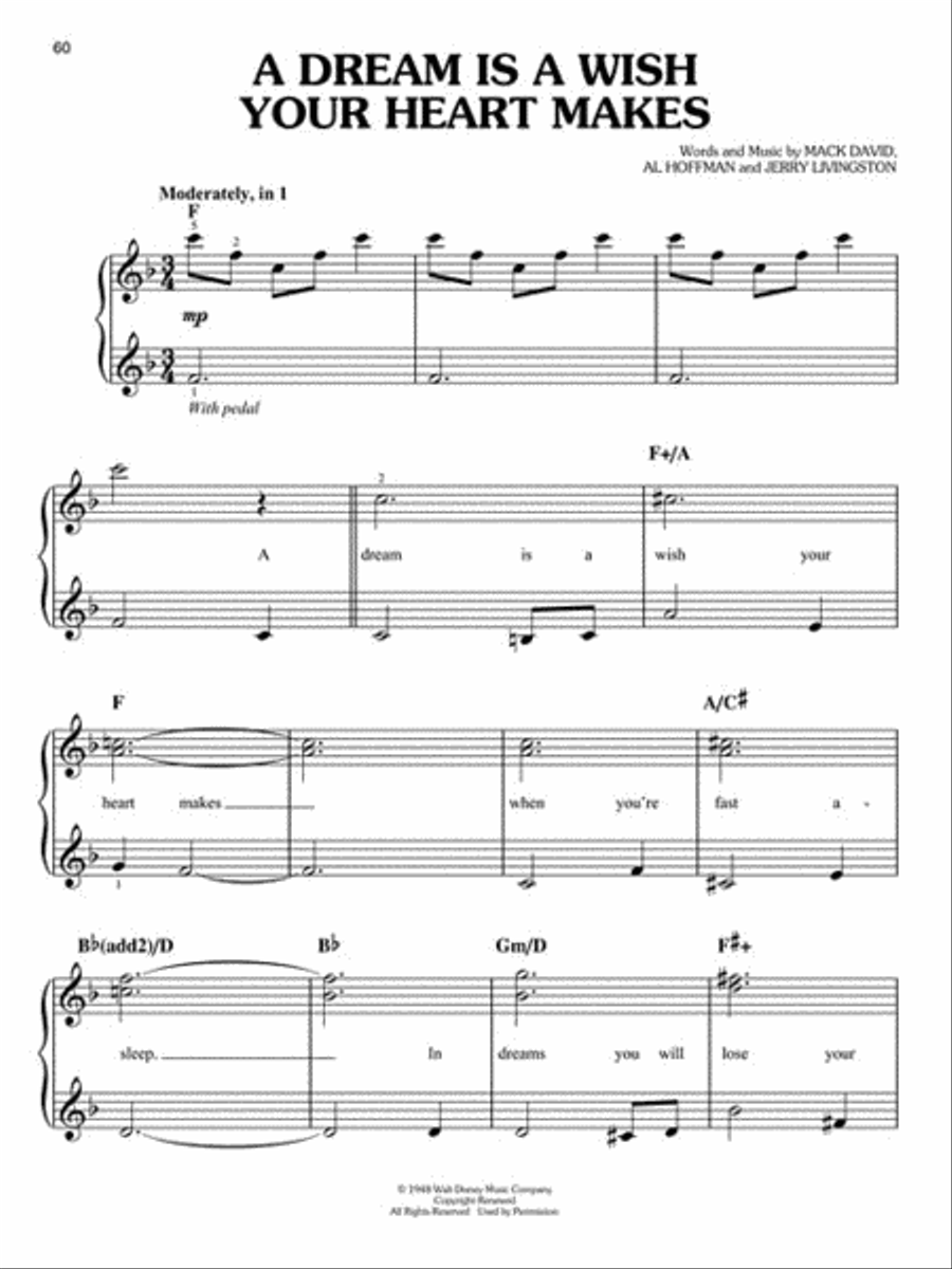 Cinderella Easy Piano scores gallery preview page 5