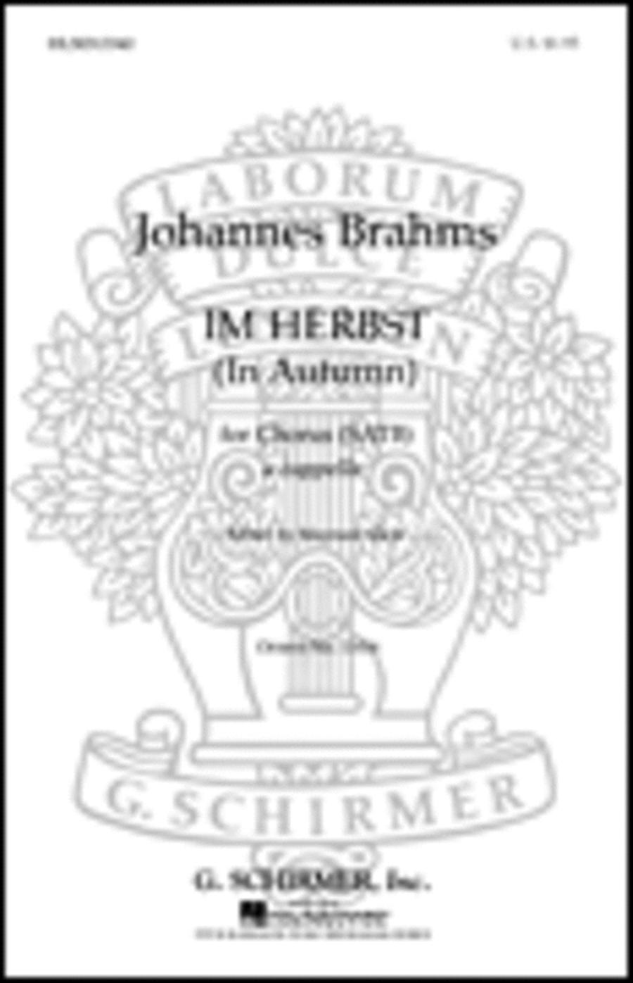 Im Herbst In Autumn A Cappella 4-Part scores gallery preview page 1