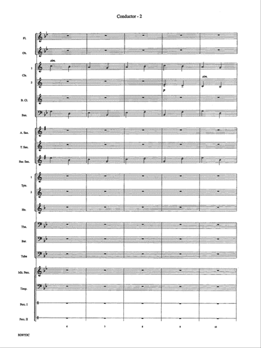 Pachelbel Canon: Score Pachelbel Canon: Score Concert Band scores gallery preview page 4