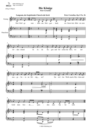 Die Konige, Op. 8 No. 3b (E-flat Major)
