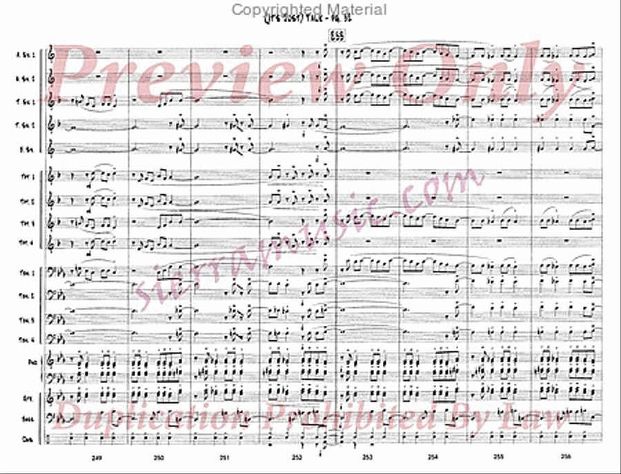 It's Just Talk Big Band scores gallery preview page 33