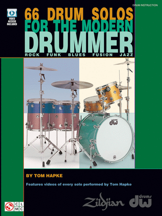 Book cover for 66 Drum Solos for the Modern Drummer