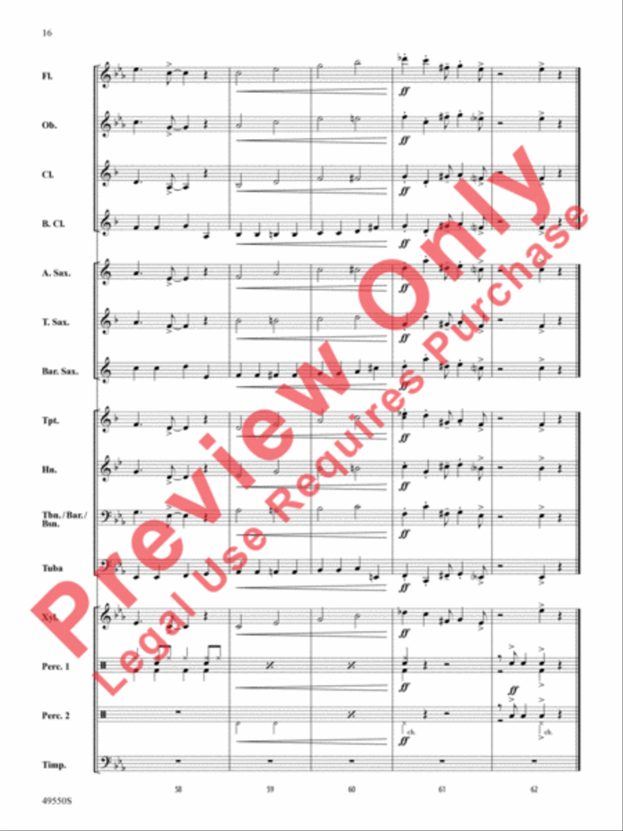 Cantina Band Cantina Band Concert Band scores gallery preview page 17