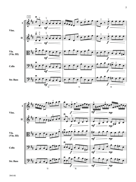 Concerto a Cinque, Op. 7, No. 1: Score