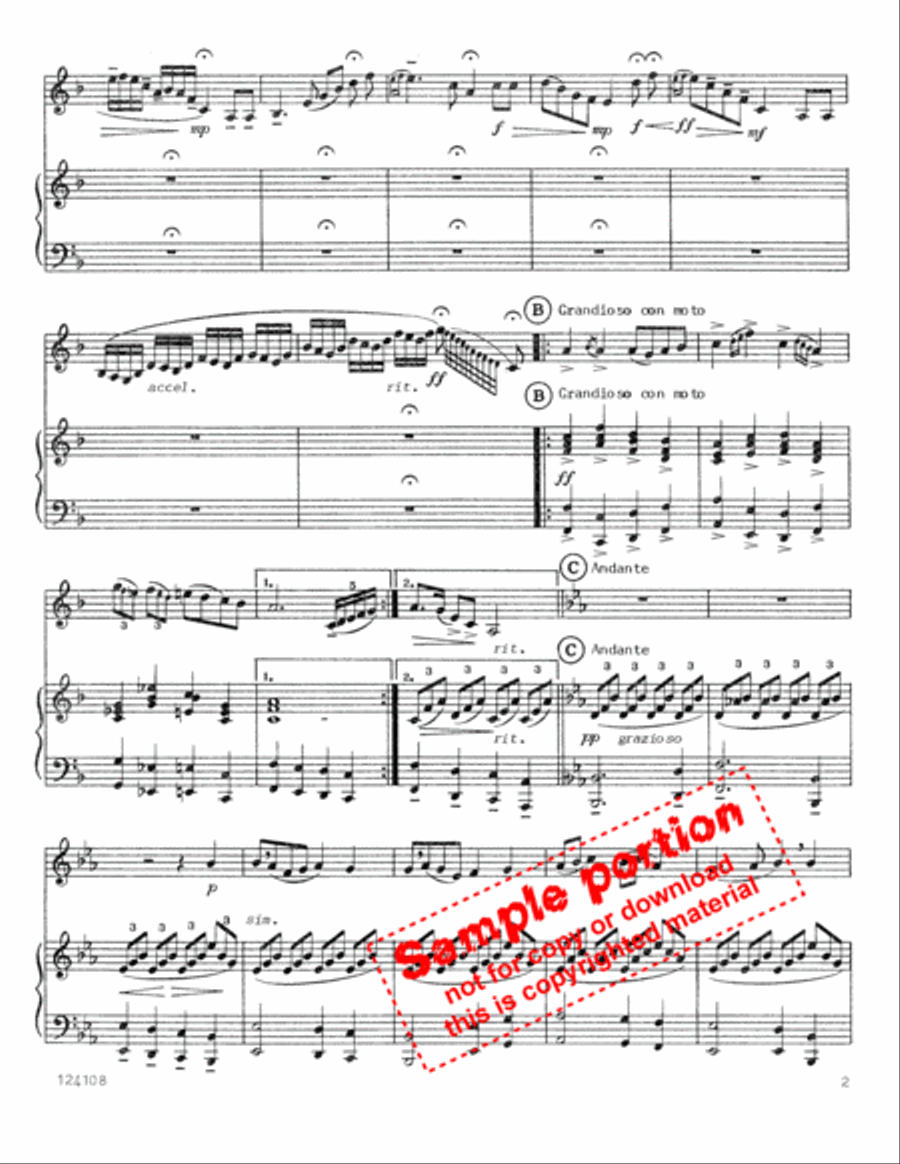 Saviour Like A Shepherd Flute scores gallery preview page 3