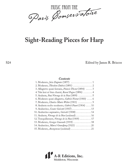 Sight-Reading Pieces for Harp