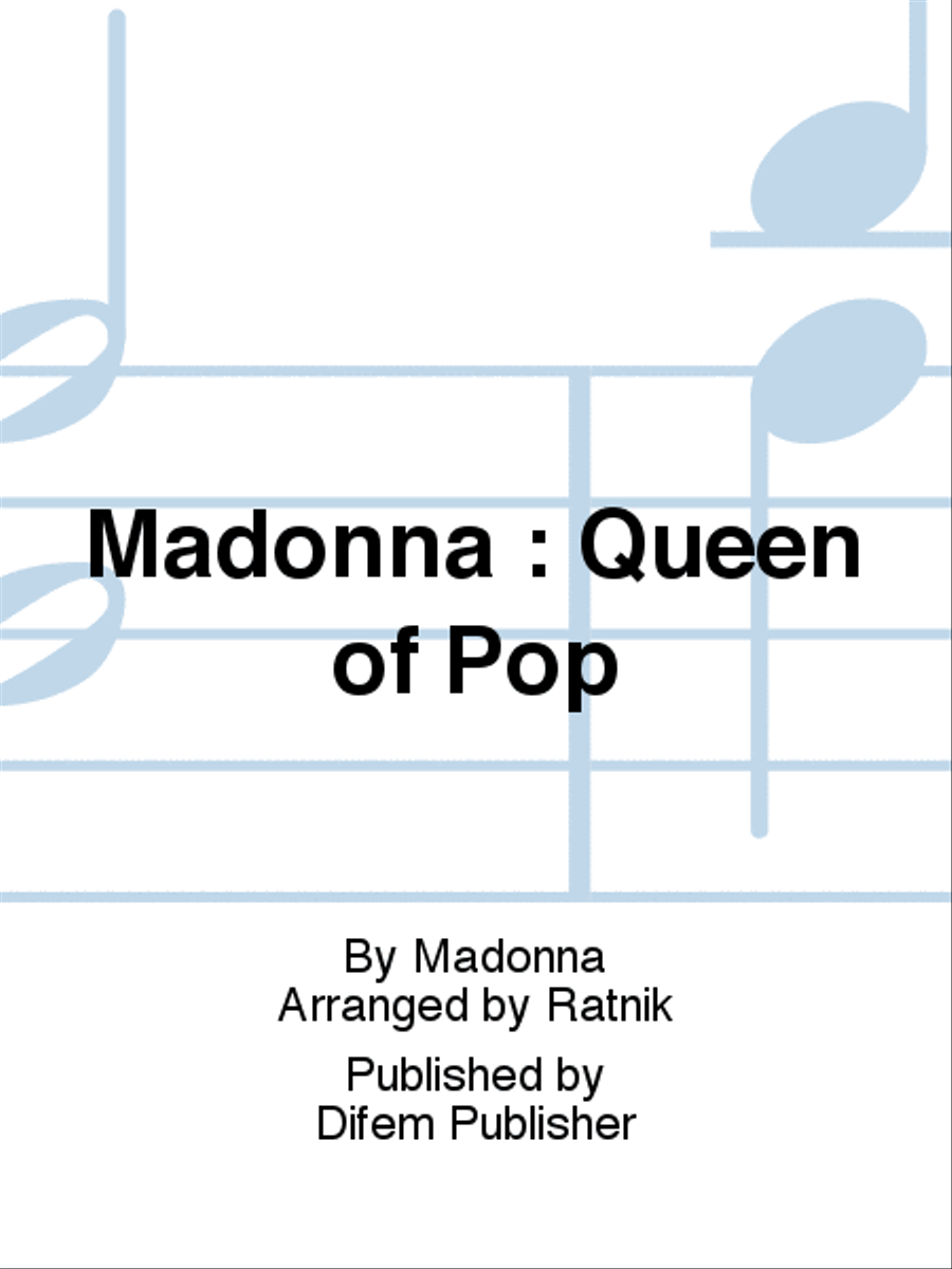 Madonna : Queen of Pop Brass Band scores gallery preview page 1