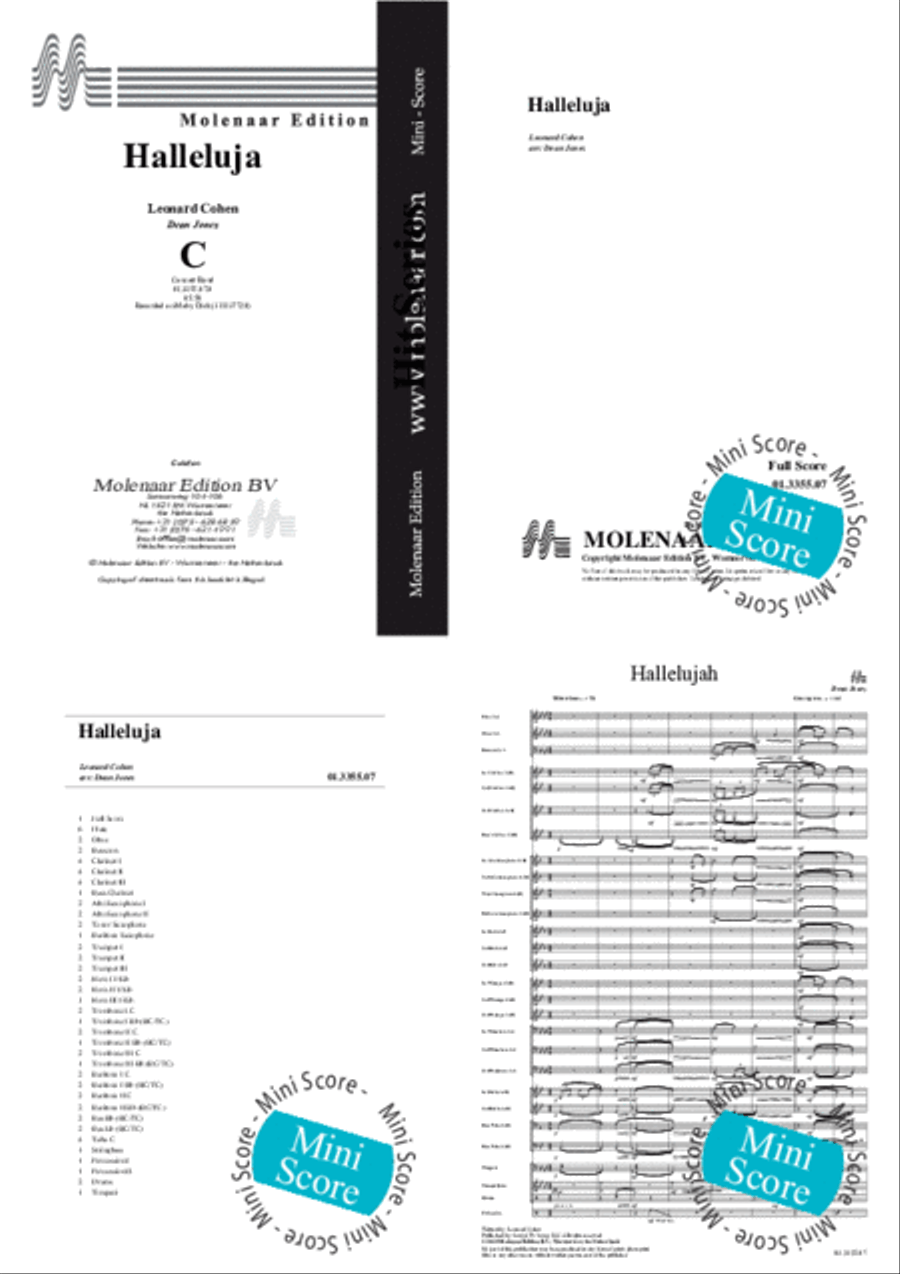 Halleluja Concert Band scores gallery preview page 2
