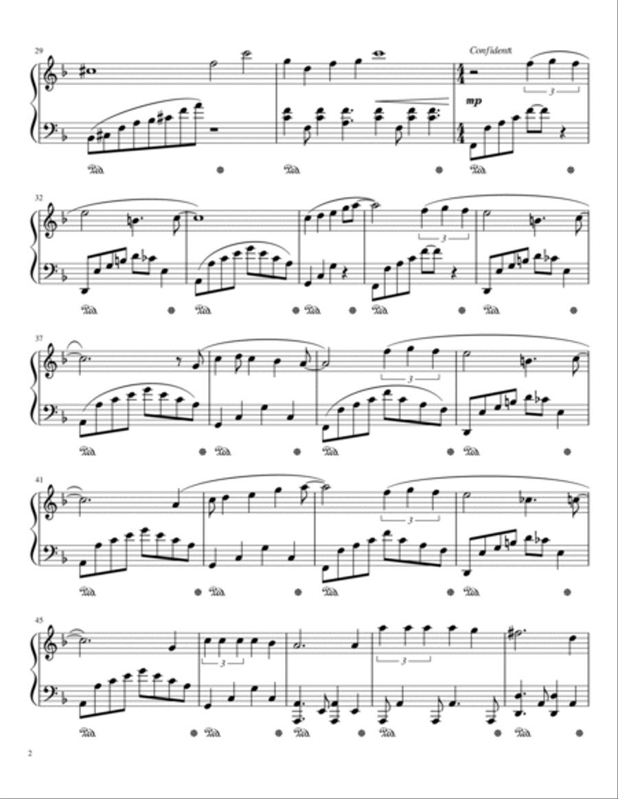 We Are The Crystal Gems Piano Solo scores gallery preview page 2