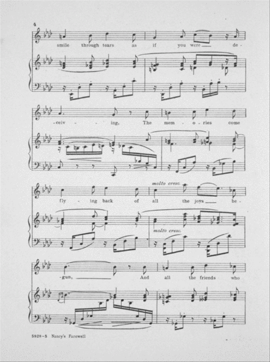 Nancy's Farewell Voice scores gallery preview page 3