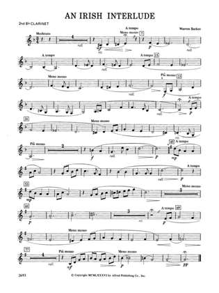 An Irish Interlude: 2nd B-flat Clarinet