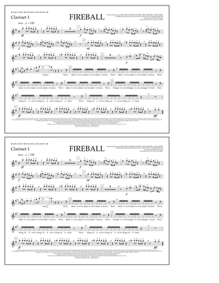 Book cover for Fireball - Clarinet 1