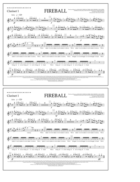 Fireball - Clarinet 1