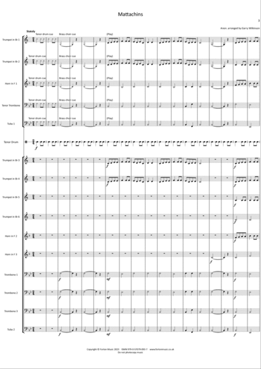 Mattachins Brass Ensemble scores gallery preview page 3