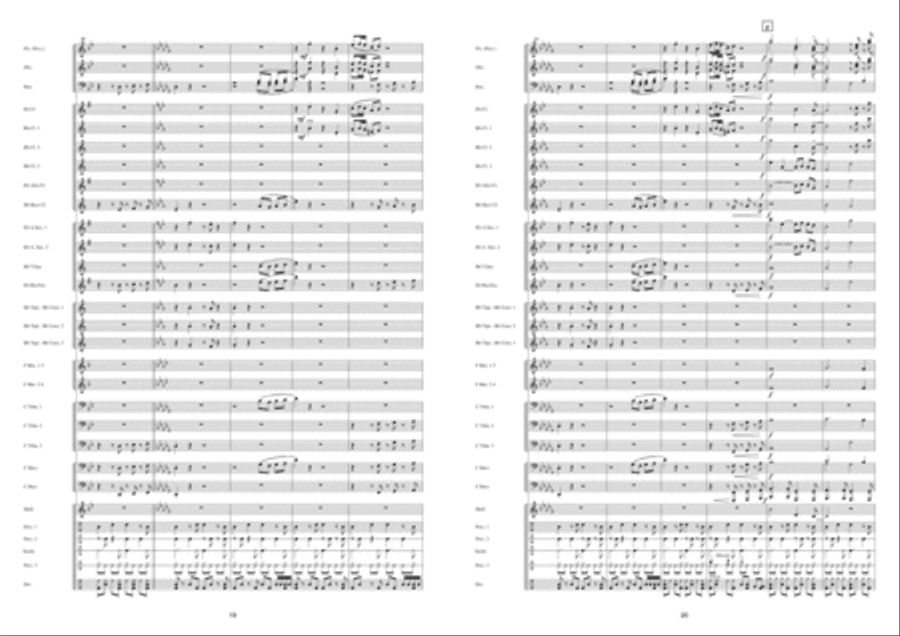Olhos Verdes Concert Band scores gallery preview page 11