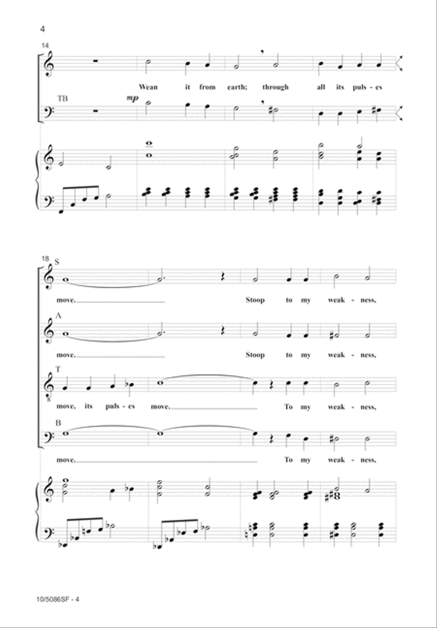 Spirit of God, Descend Upon My Heart 4-Part scores gallery preview page 4