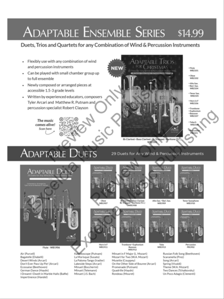 Christmas Exhilaration Small Ensemble scores gallery preview page 20