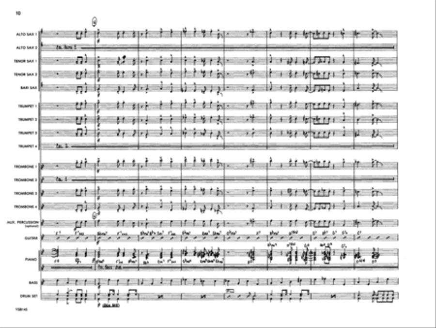 Touch of Dixie Jazz Ensemble scores gallery preview page 10