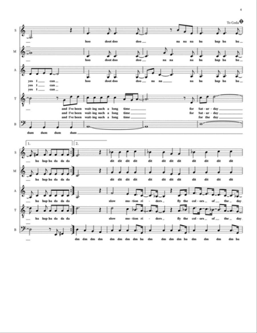 Saturday In The Park Saturday In The Park Choir scores gallery preview page 4