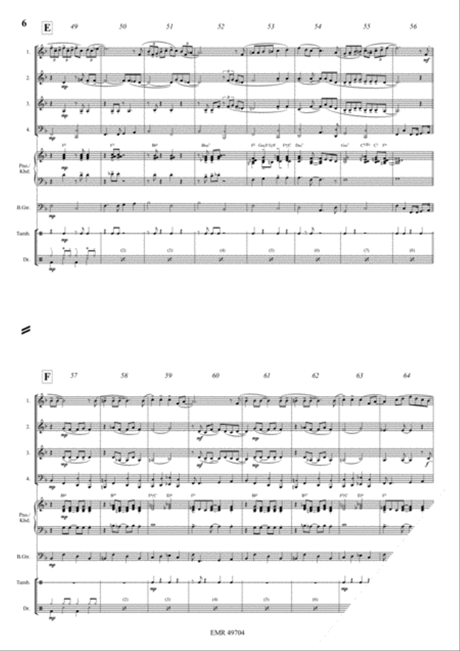 Head In The Stars Brass Quartet scores gallery preview page 6