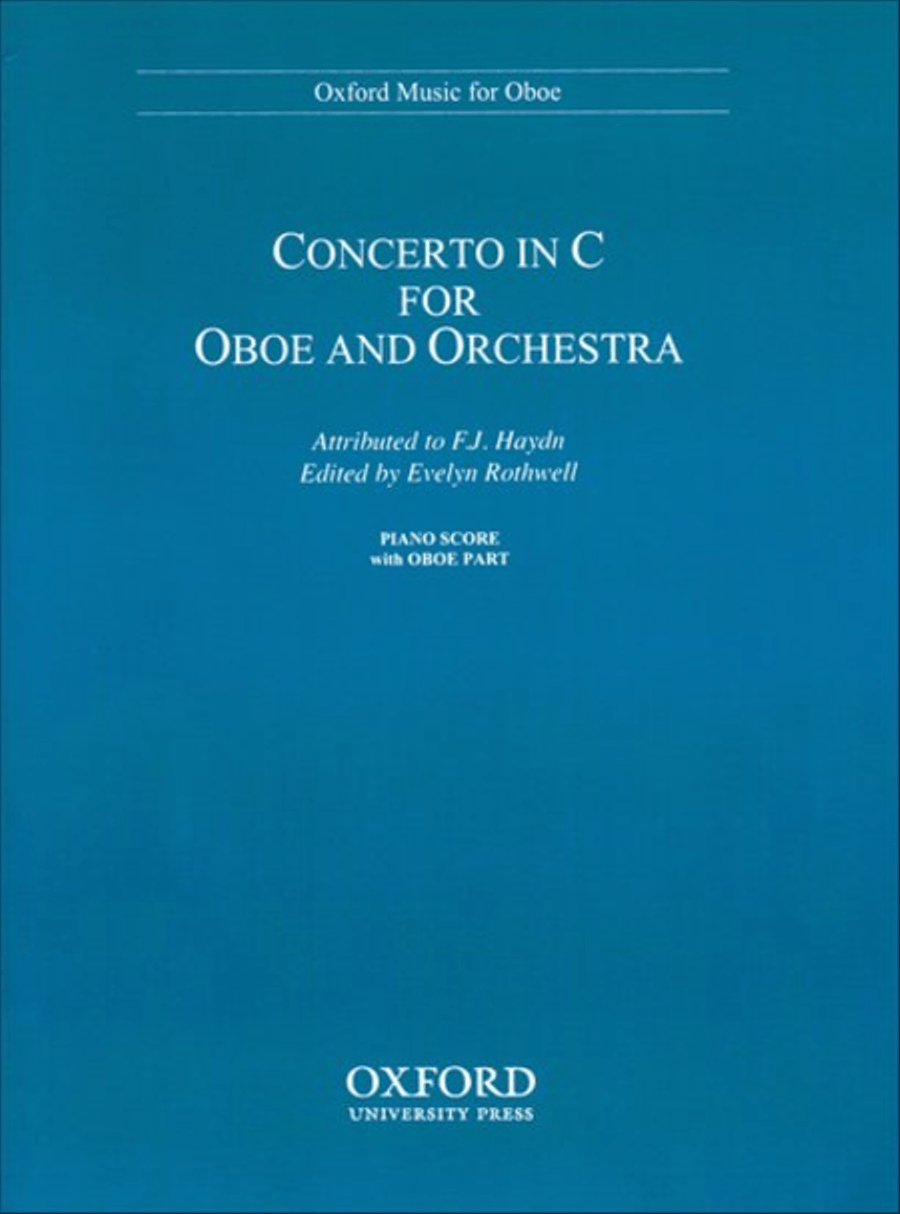 Franz Joseph Haydn: Concerto In C For Oboe and Orchestra