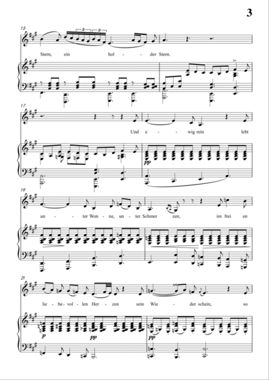 Schubert-Blondel zu Marien in a minor,for Vocal and Piano Voice scores gallery preview page 4