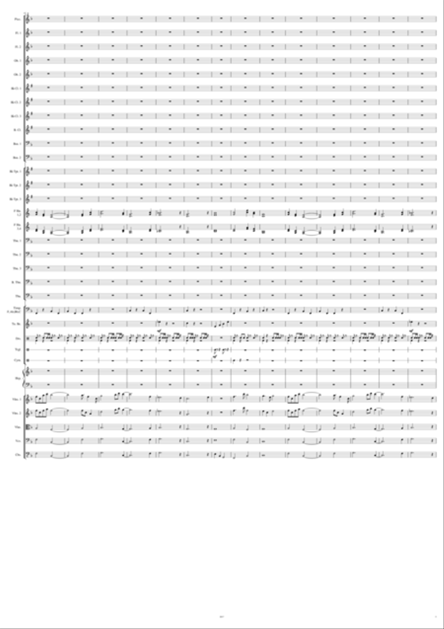Nine Mile Canyon Full Orchestra scores gallery preview page 5