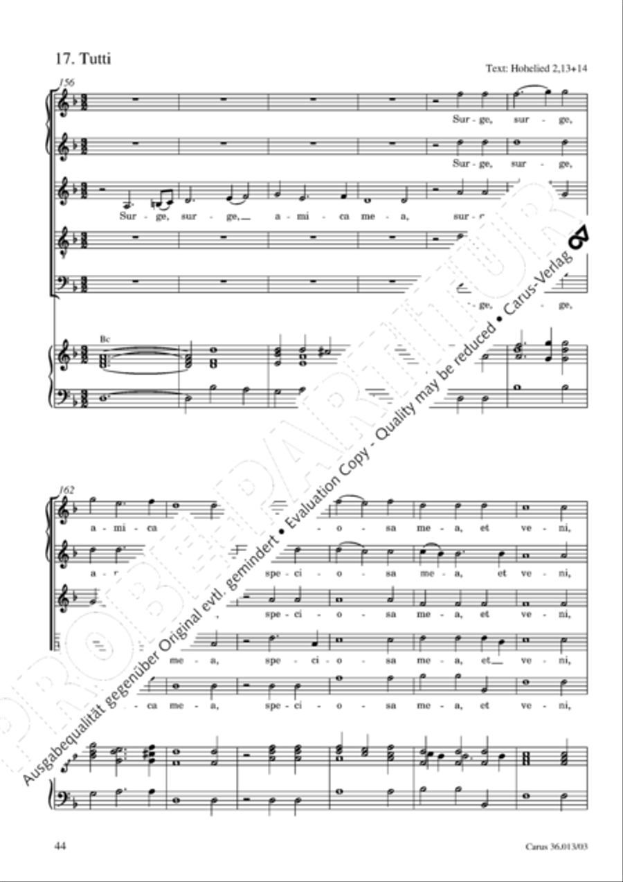 Membra Jesu nostri SSATB scores gallery preview page 45