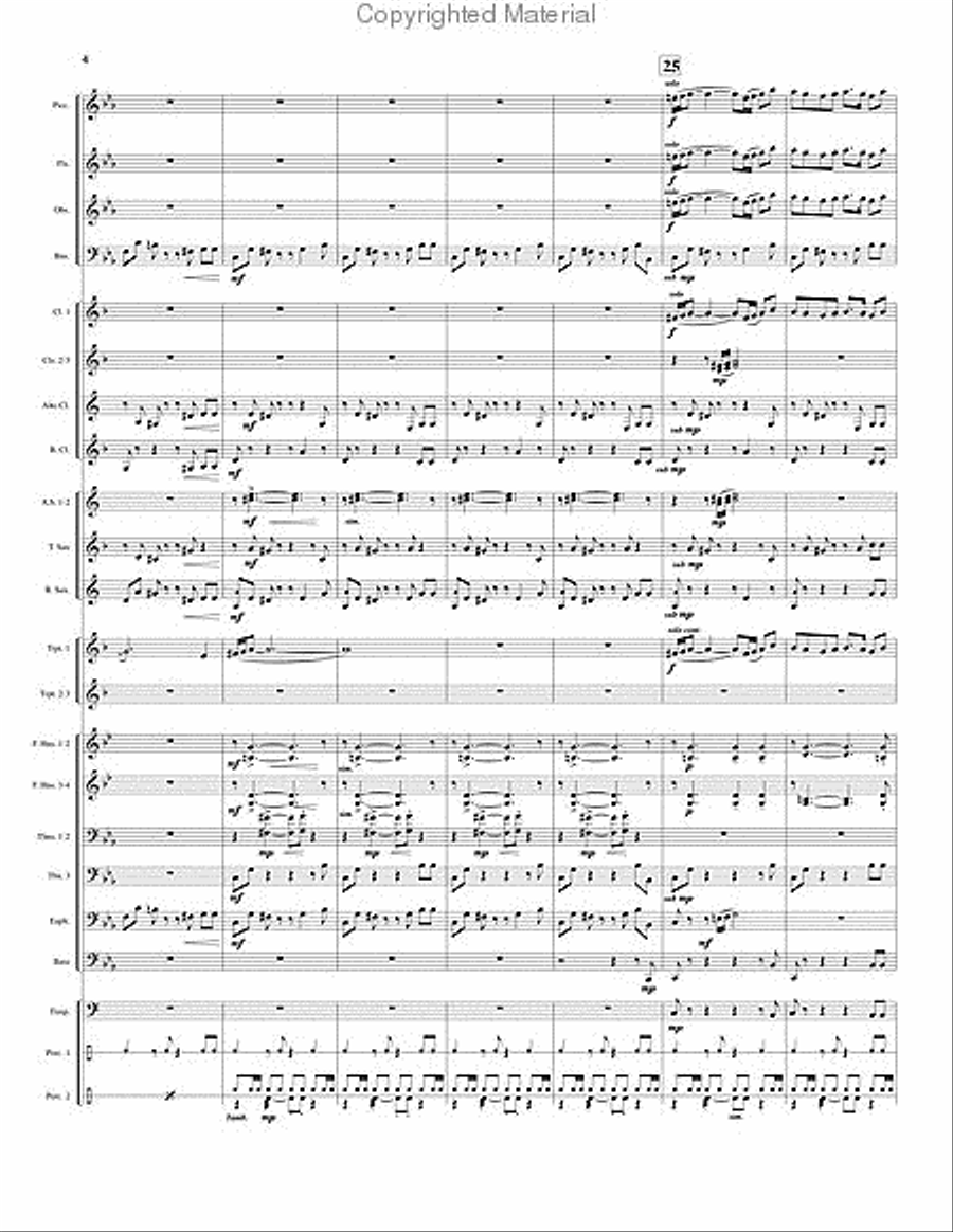 Danza Barbarica Danza Barbarica Concert Band scores gallery preview page 5