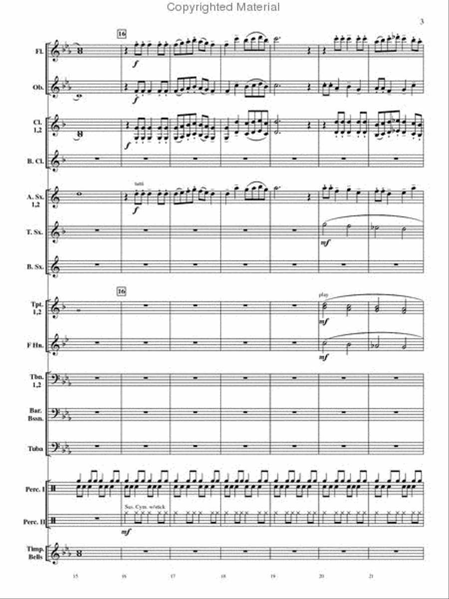 Rondo on a Modal Theme Rondo on a Modal Theme Concert Band scores gallery preview page 4